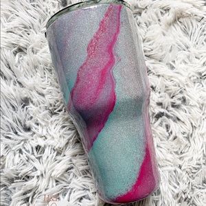 30oz glitter tumbler